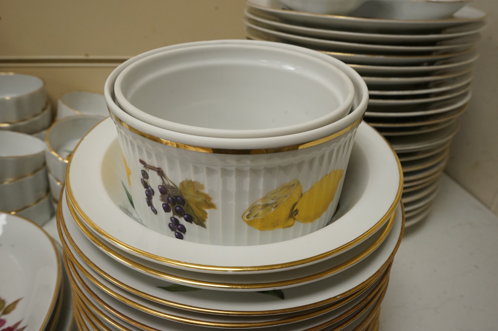 A group of Royal Worcester Evesham kitchen and dinner wares